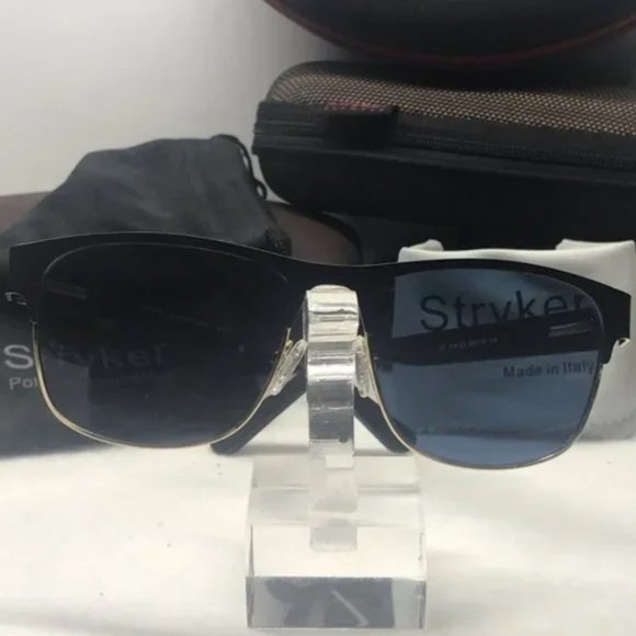 Stryker Eyewear Made in Italy Other - Stryker Polarized sunglass  black/gold & Gray lens